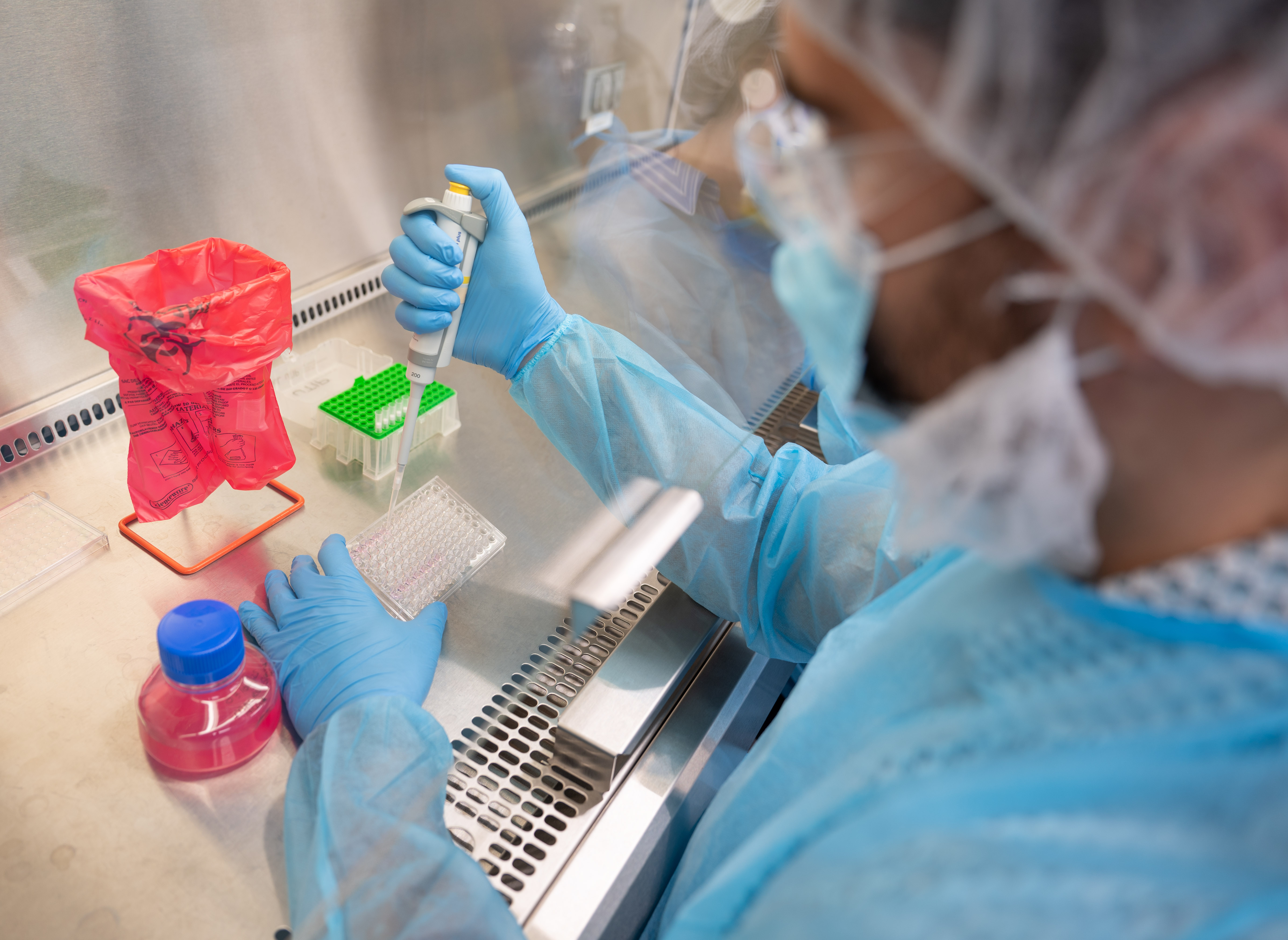 Researcher in Lab