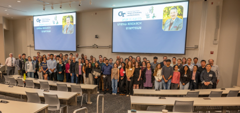 Presenters and attendees at the 2026 spring symposium.